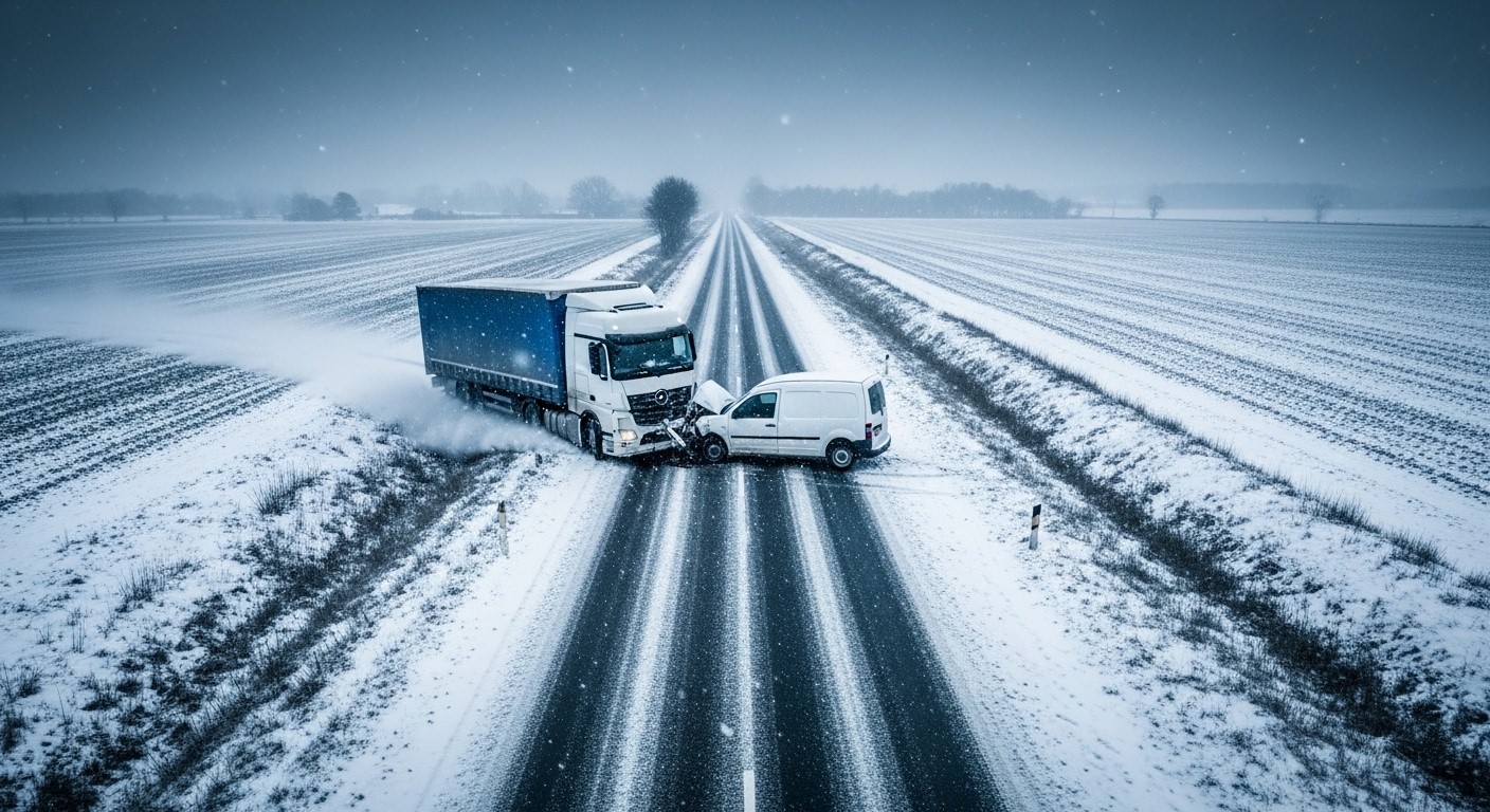 Découvrez les détails de l'accident mortel à Presles-en-Brie où une conductrice de poids lourd a ignoré l'interdiction neigeuse, causant la mort d'un père de 32 ans. Condamnation à 2 ans avec sursis.