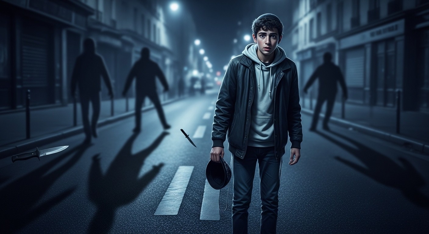 Un collégien de 13 ans agressé violemment à Paris avec insultes antisémites et menaces au couteau. Détails de l'attaque, interpellation et contexte alarmant des actes antisémites en France.