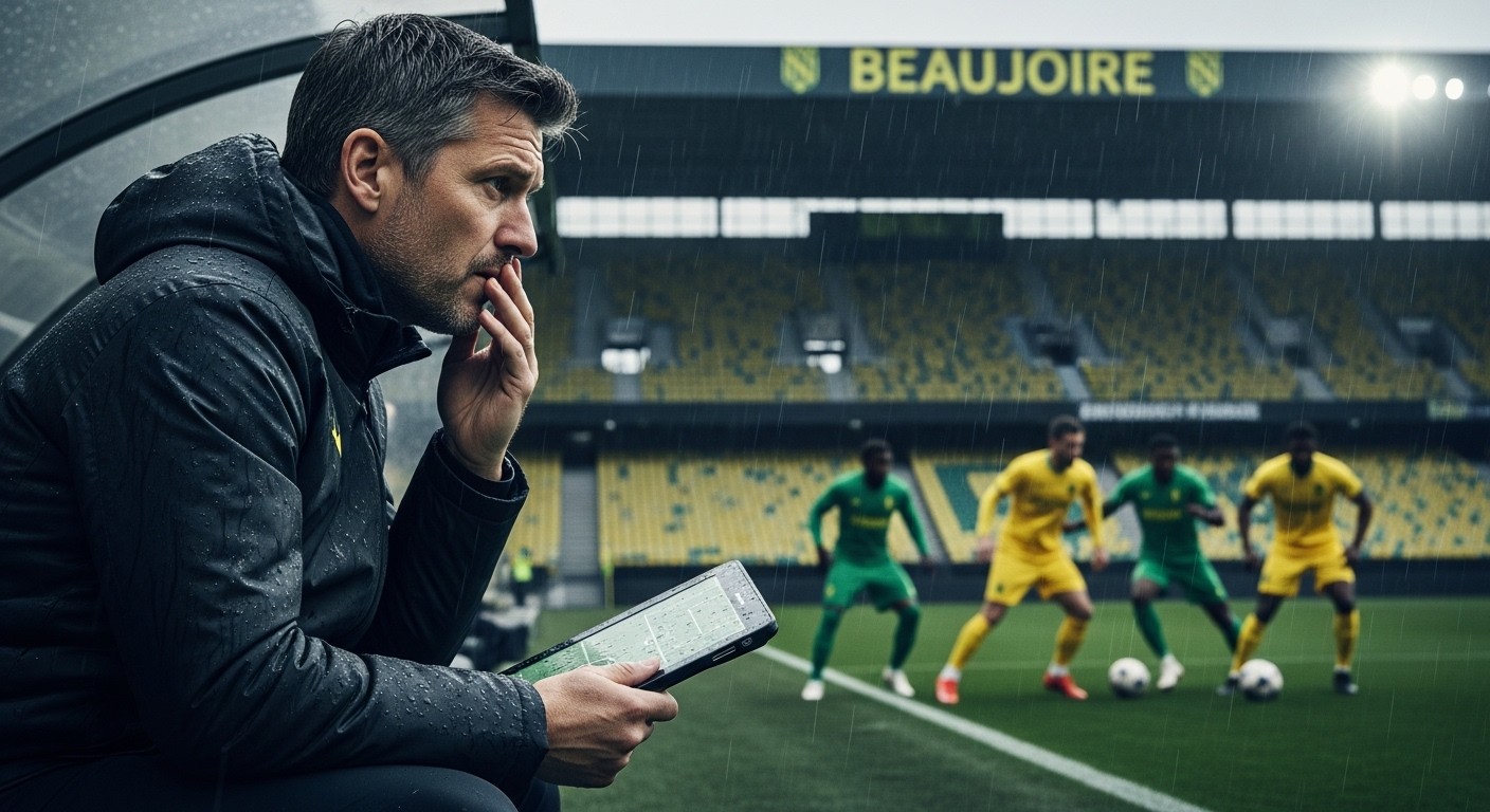 Ahmed Kantari traverse ses premiers doutes à Nantes avec un bilan inférieur à Domenech. Focus sur le maintien en Ligue 1 malgré les critiques tactiques et de management.