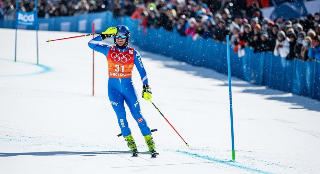 AJ Ginnis Tire Sa Révérence Émouvante Aux JO 2026