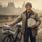 Ali Akbar Dernier Crieur de Journaux de Paris Décoré