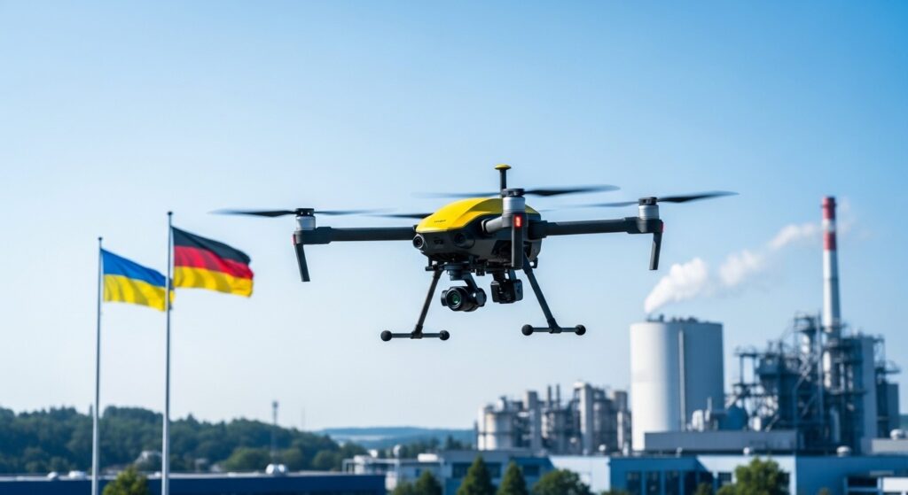 Allemagne Livre Premier Drone Linz à l&rsquo;Ukraine