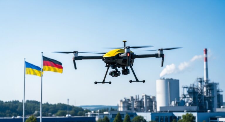 Allemagne Livre Premier Drone Linz à l&rsquo;Ukraine