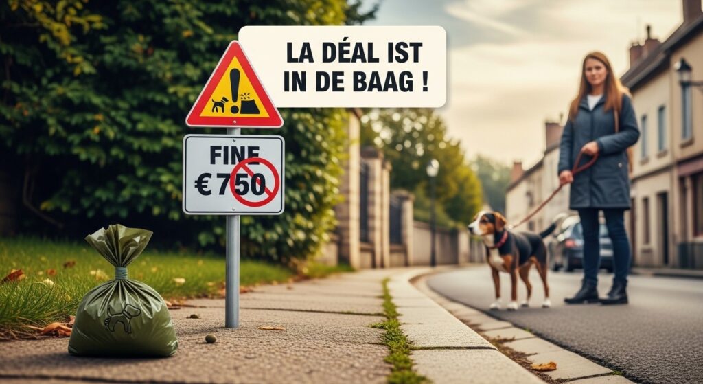 Amende à 750 € pour une crotte de chien dans cette commune