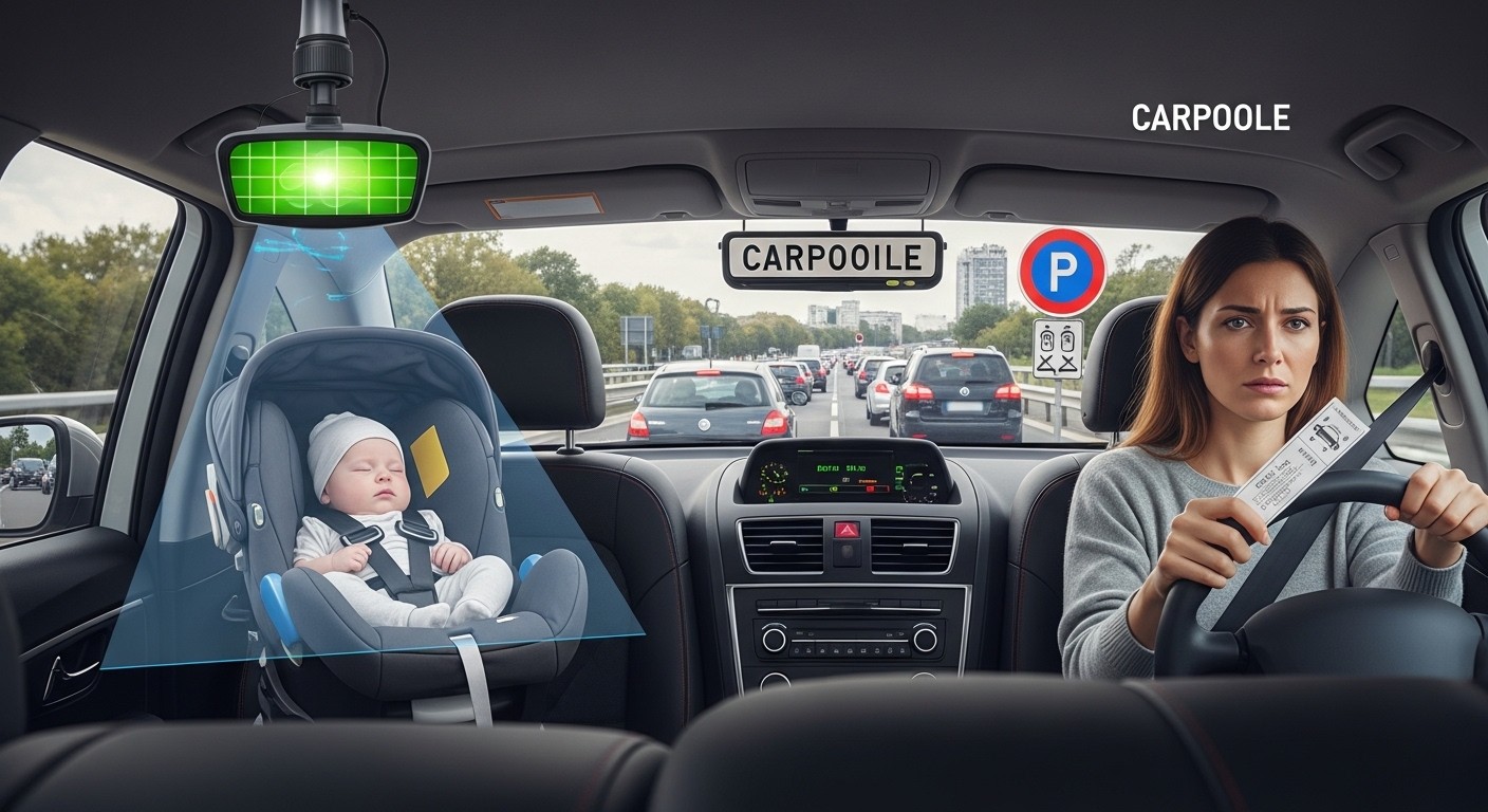 Découvrez pourquoi des parents reçoivent des PV de 135 € sur la voie de covoiturage du périphérique parisien malgré un bébé à bord. Colère montante face aux radars défaillants.