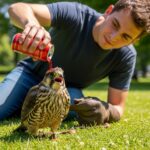 Américain Condamné Prison pour Avoir Fait Boire Alcool à un Faucon