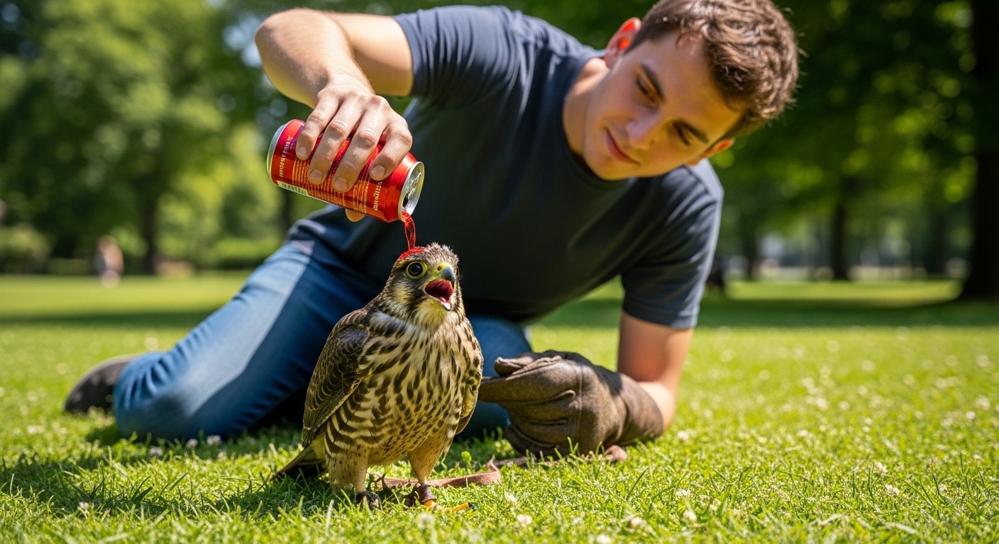 Un jeune homme de 25 ans écope de 45 jours de prison pour cruauté animale après avoir forcé un faucon protégé à boire de l'alcool dans un parc californien. Découvrez les détails choquants et les conséquences.