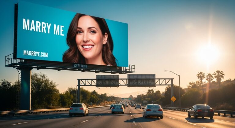 Américaine Loue Panneaux Autoroute Pour Trouver Mari