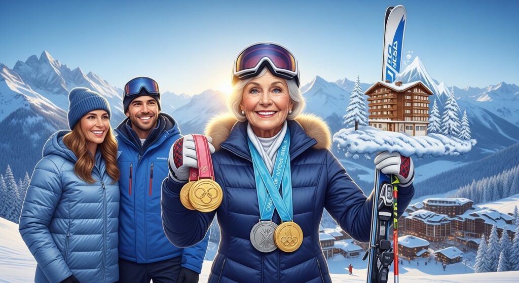 Annie Famose : De l’Or Olympique à un Empire du Ski et de l’Hôtellerie