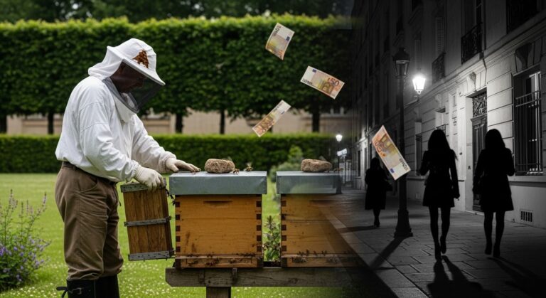 Apiculteur de Versailles : 60 000 € par an grâce à des locations à Belleville