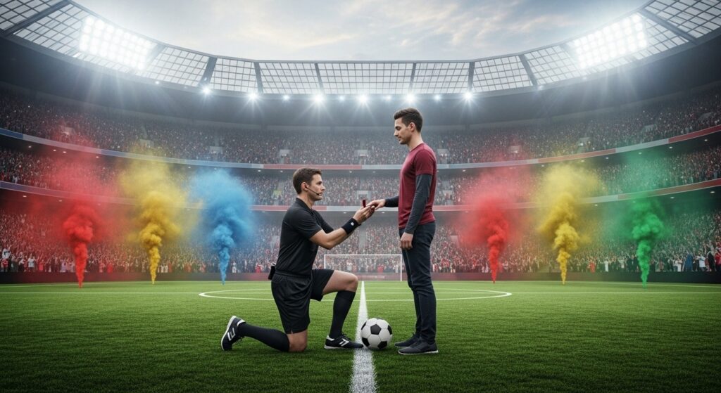 Arbitre Allemand Demande Mariage Stade Cologne