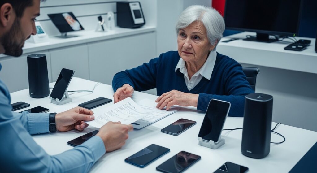 Arnaque Seniors Suisse : Nonagénaire Piégée chez Opérateur Télécom