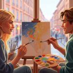 Artiste Toulouse Invite Inconnus Peindre Chez Elle