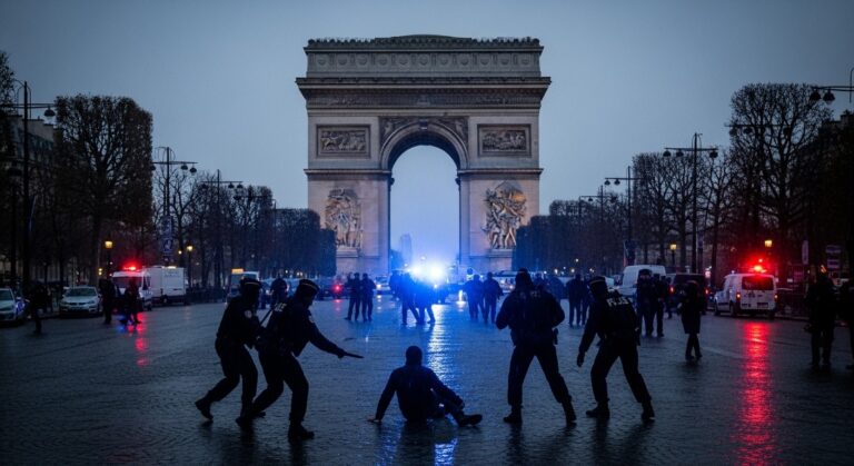 Attaque au couteau à l’Arc de Triomphe : un assaillant neutralisé