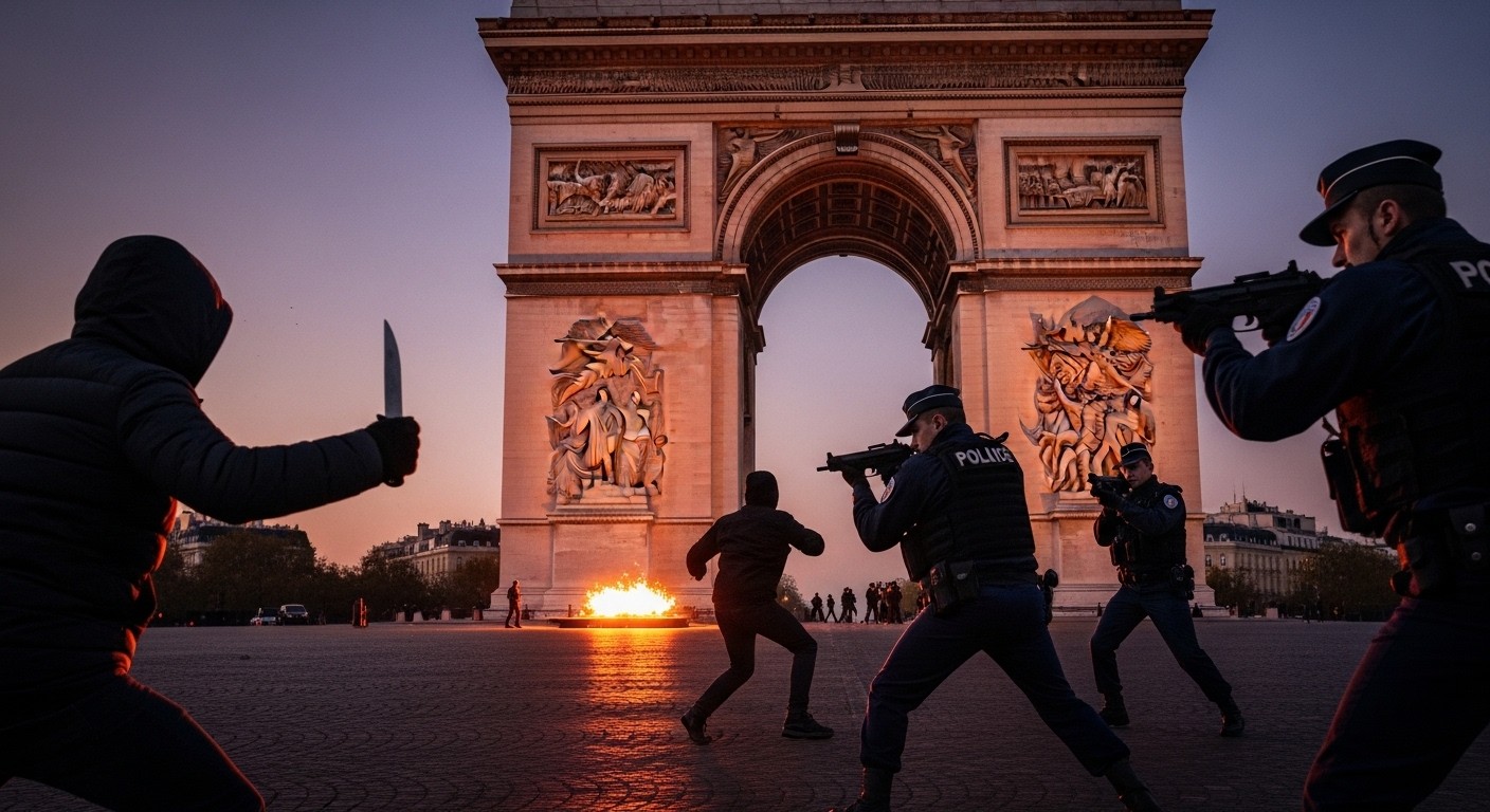 Découvrez les détails de l'attaque au couteau sous l'Arc de Triomphe le 13 février 2026 : assaillant neutralisé, parquet antiterroriste saisi, profil radicalisé et suites de l'enquête.