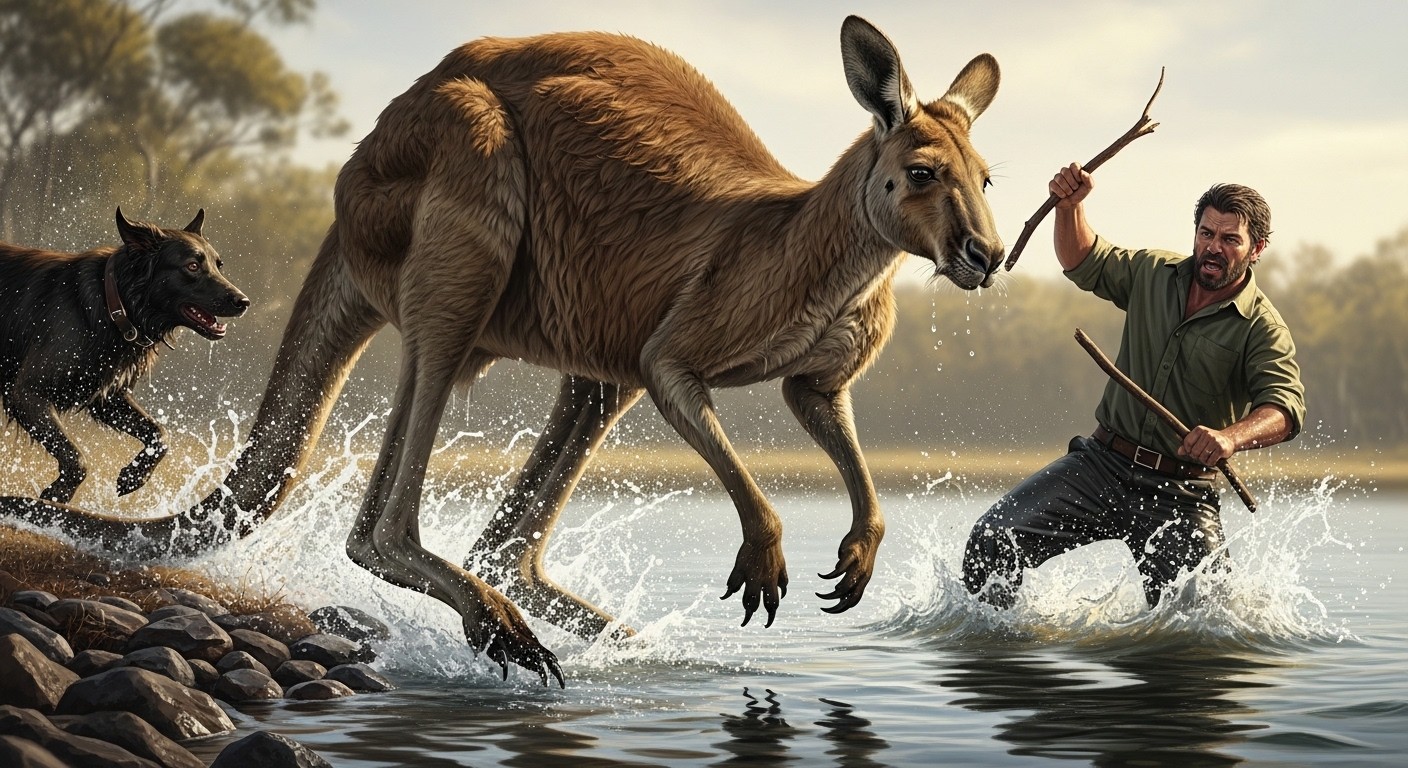 Un Australien a été violemment agressé par un kangourou qui noyait son chien. Récit choc d'une rencontre sauvage qui rappelle la force imprévisible de la nature. Détails et leçons à retenir.