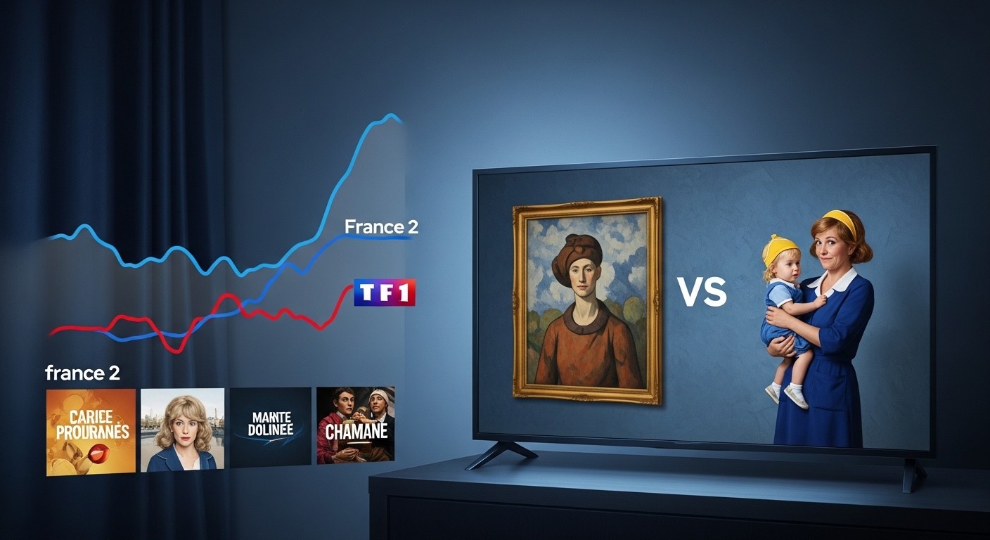 L'Art du crime sur France 2 domine largement les audiences du 23 février 2026 face au retour du Nounou sur TF1 et au lancement de Mariés au premier regard sur M6. Découvrez les chiffres détaillés.