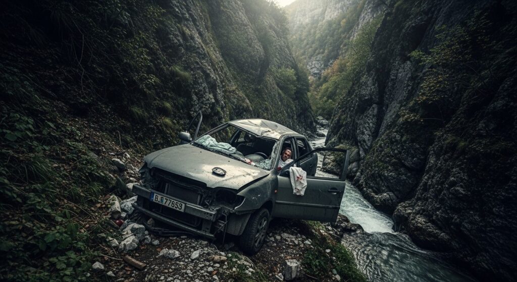 Automobiliste Survécu 5 Jours Ravine Ardèche