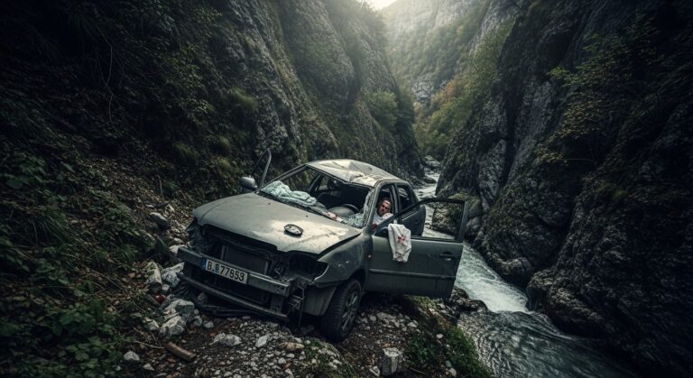 Automobiliste Survécu 5 Jours Ravine Ardèche