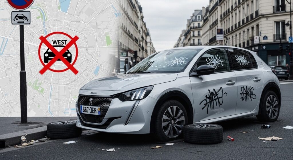 Autopartage à Paris : Free2move Réduit sa Zone à Cause du Vandalisme