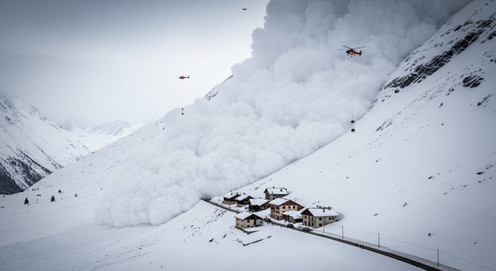 Avalanche Isère : Village Coupé du Monde Évacué