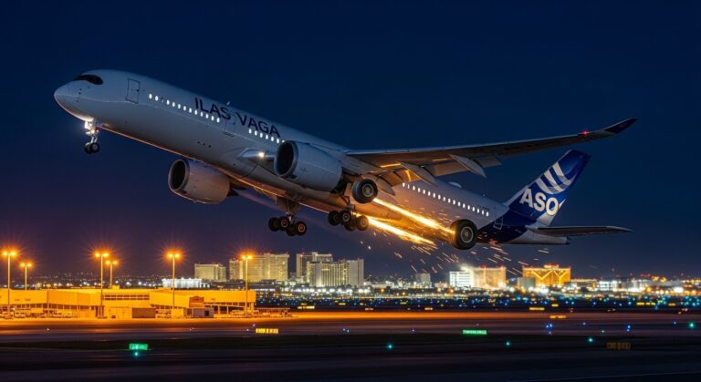 Avion British Airways Perd une Roue au Décollage de Las Vegas