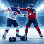 Bagarre Explosive Hockey JO 2026 France-Canada