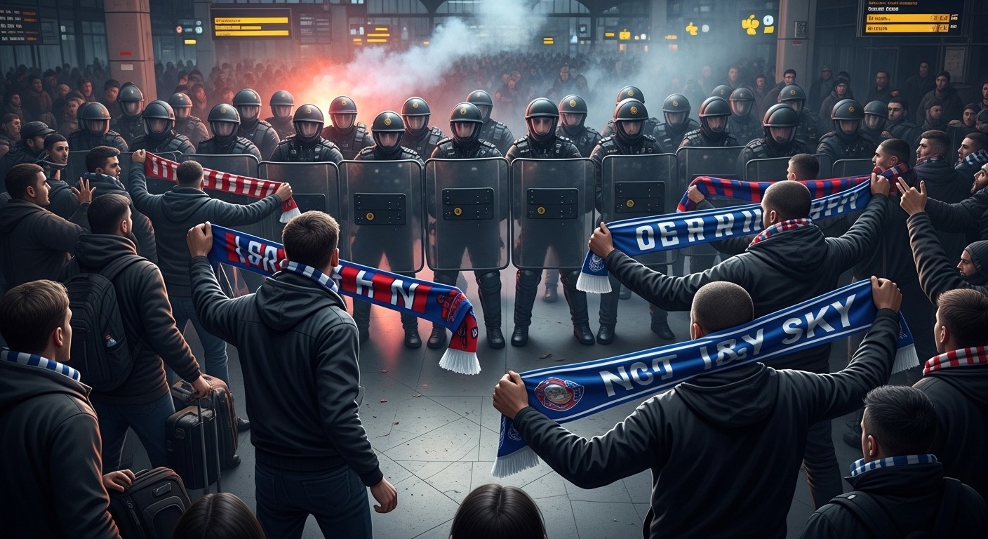 Découvrez comment la police a empêché un affrontement violent entre supporters du PSG et de l'OM à la gare Saint-Charles de Marseille. Récit et analyse d'un incident tendu.