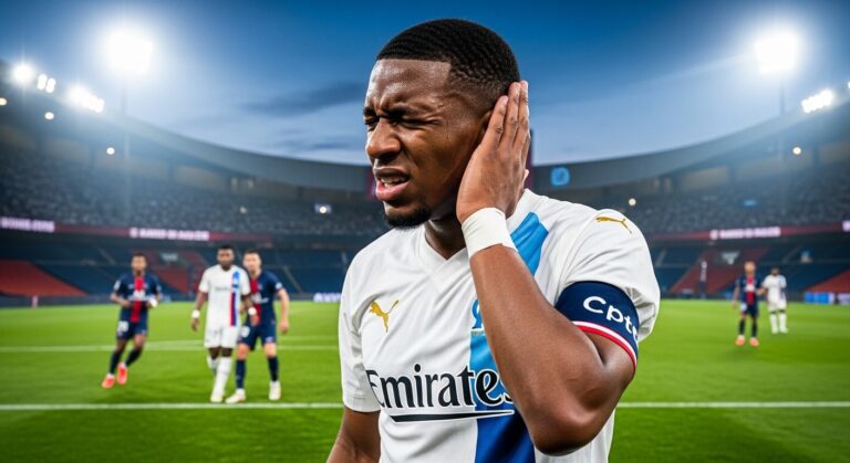 Balerdi Joue le Clasico PSG-OM avec Problème Oreille