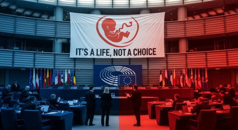 Banderole Anti-IVG au Parlement Européen : Polémique et Réactions