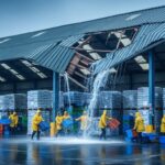 Banque Alimentaire Quimper : Toit Envolé et Infiltrations