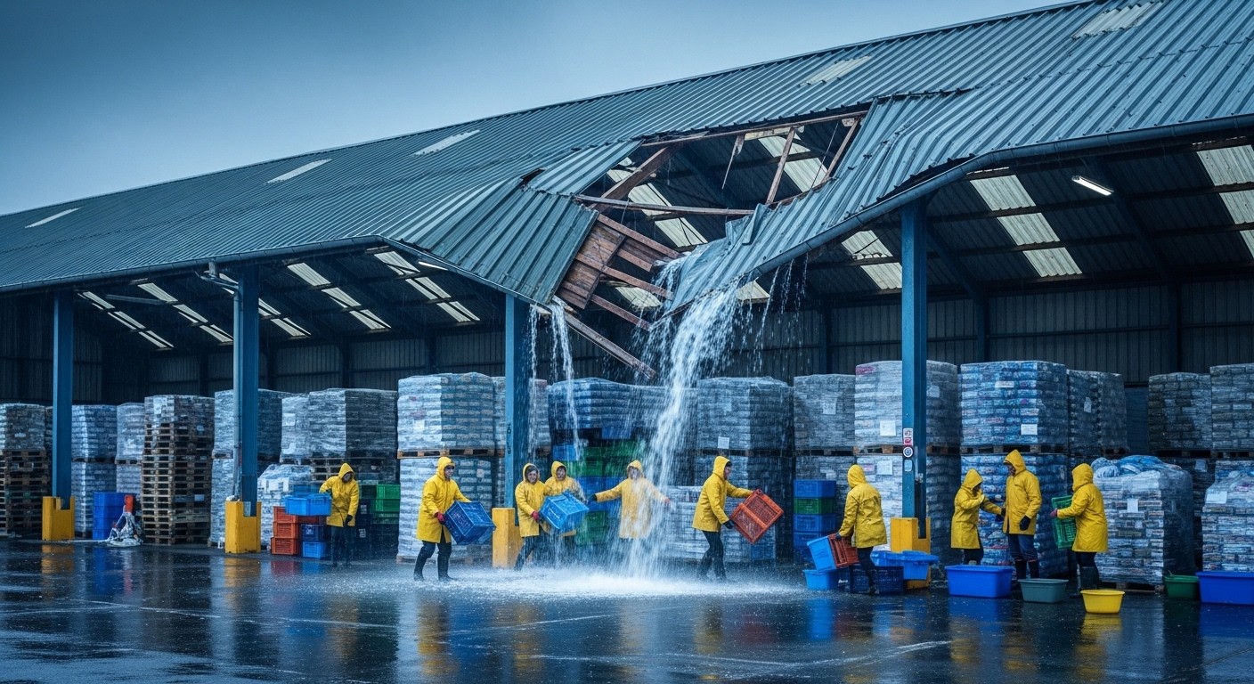 À Quimper, la banque alimentaire lutte contre les infiltrations d'eau après les tempêtes. Un entrepôt endommagé met en péril les denrées pour des milliers de personnes. Découvrez les défis des bénévoles face à l'hiver.