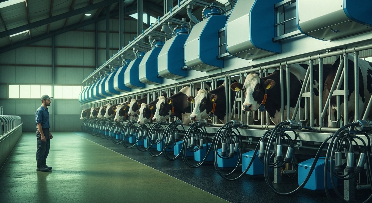 Découvrez comment le batch milking transforme le quotidien des éleveurs laitiers avec des robots automatisés à heures fixes. Moins de contraintes, plus de bien-être animal et gain de temps énorme.