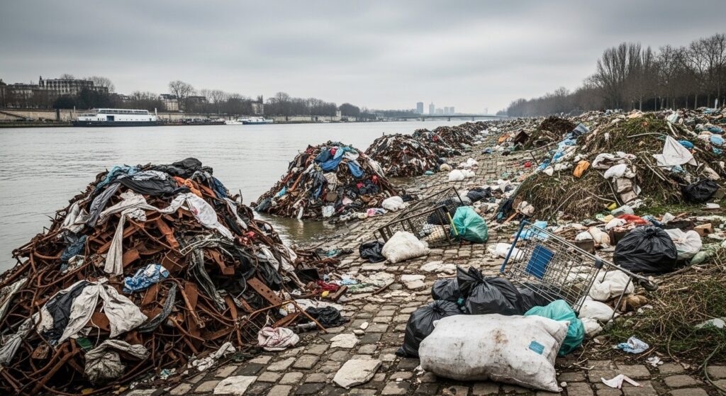 Berges de Seine Envahies par les Déchets : Alerte à Saint-Denis
