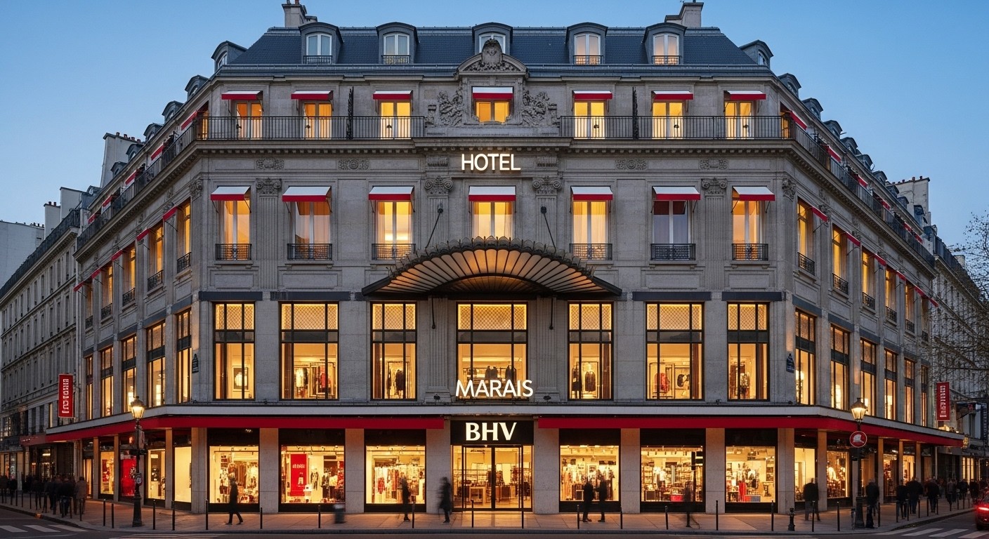Découvrez pourquoi le BHV à Paris envisage de réduire sa surface commerciale de 40 % après la vente des murs à Brookfield, avec un projet d'hôtel de luxe qui divise. Quel avenir pour cet iconique grand magasin ?
