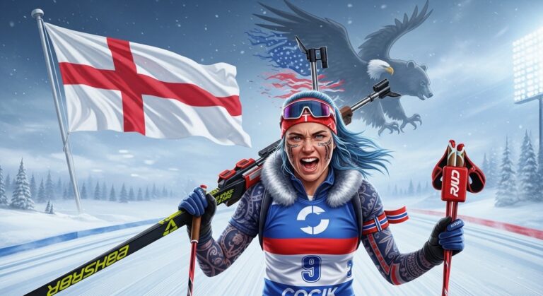 Biathlète Groenlandaise Fustige Trump Avant JO 2026