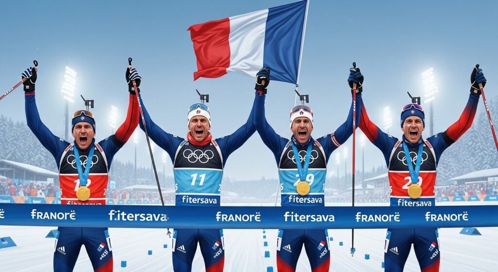 Biathlon : L&rsquo;Or Historique du Relais Masculin Français aux JO 2026
