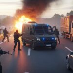 Braquage Spectaculaire Fourgon Blindé Italie Sud