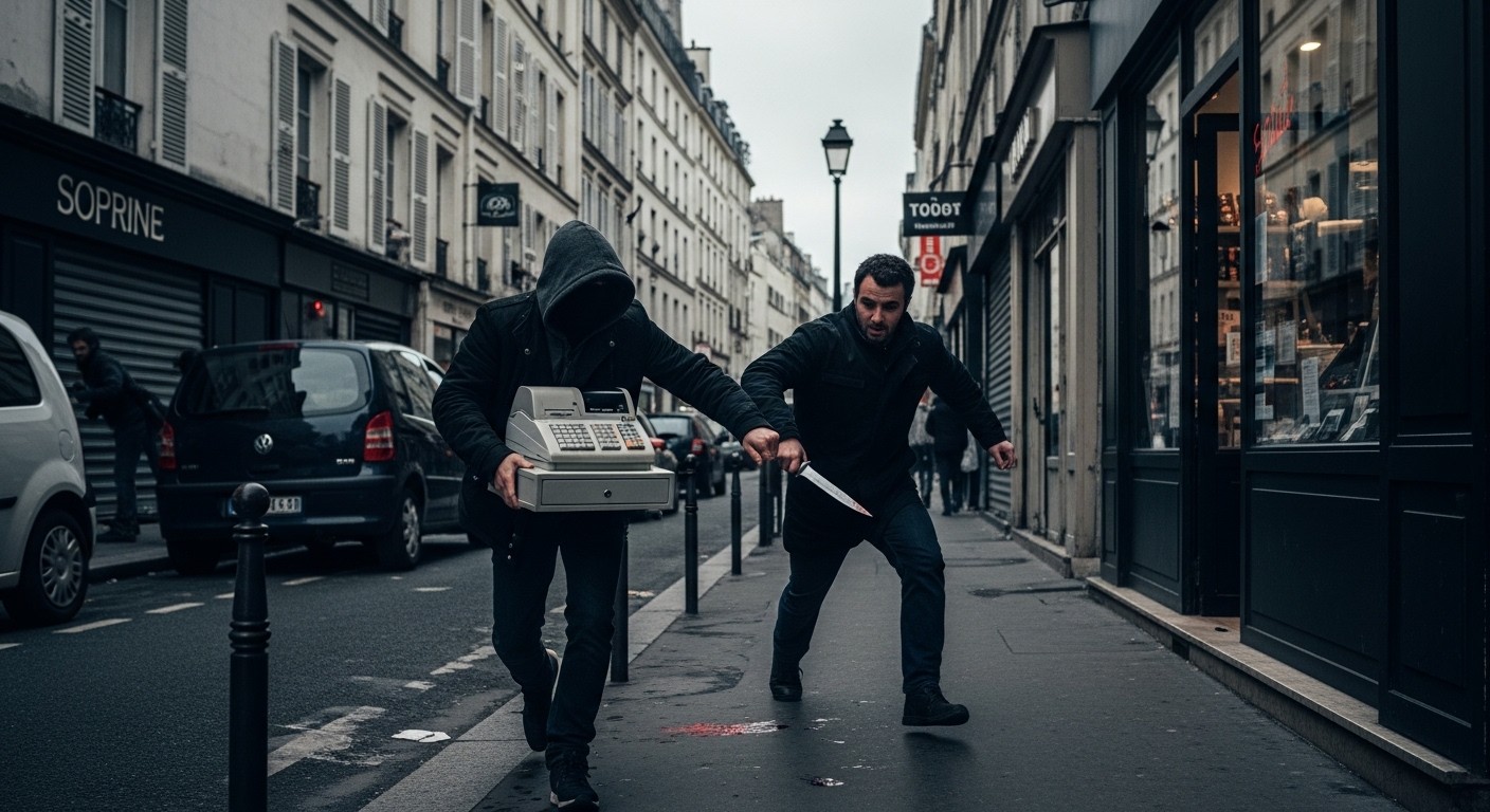 Découvrez les détails glaçants d'un braquage qui a mal tourné dans un magasin parisien : un employé poursuit et poignarde le voleur, menant à une mise en examen pour tentative de meurtre. Légitime défense ou excès ?