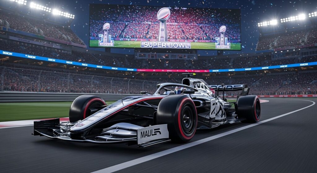 Cadillac Dévoile Ses Monoplaces F1 2026 au Super Bowl