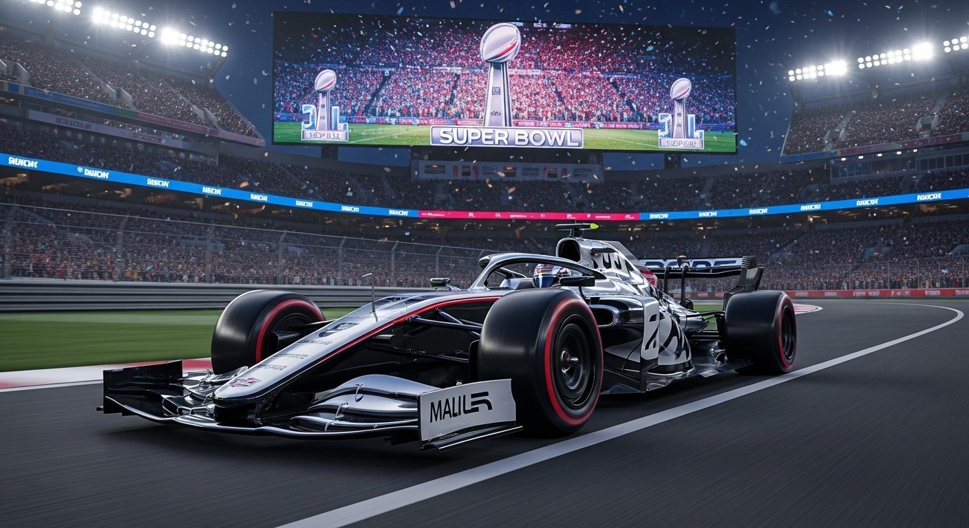 Découvrez les premières images des bolides Cadillac pour la saison F1 2026, révélées en grande pompe pendant le Super Bowl. Avec Bottas et Perez, l'équipe américaine fait une entrée remarquée !