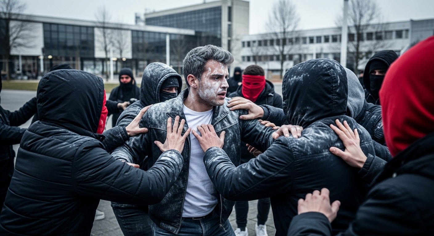 Découvrez les détails de l'incident à Caen où un délégué RN a été enfariné et agressé par des antifascistes. Deux interpellations, plainte déposée : analyse des tensions politiques.