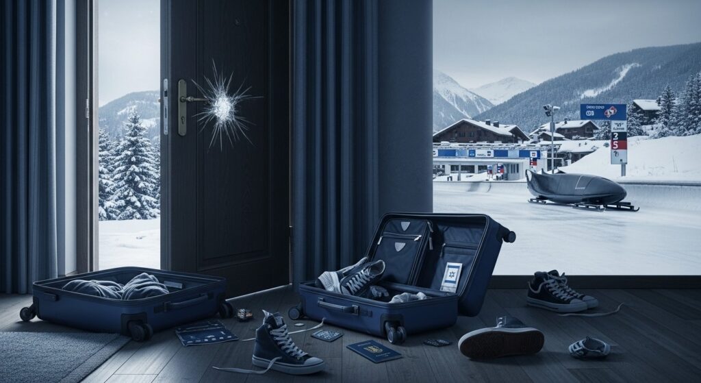 Cambriolage de l&rsquo;Équipe Israélienne de Bobsleigh aux JO 2026