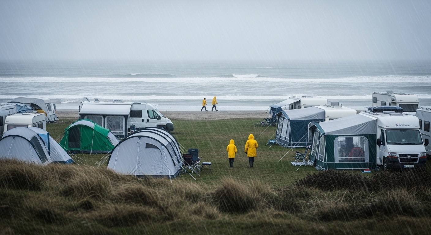 Découvrez pourquoi des touristes choisissent la Bretagne en hiver malgré pluie et froid intense. Profils, motivations et charme unique du camping hors saison en Ille-et-Vilaine.