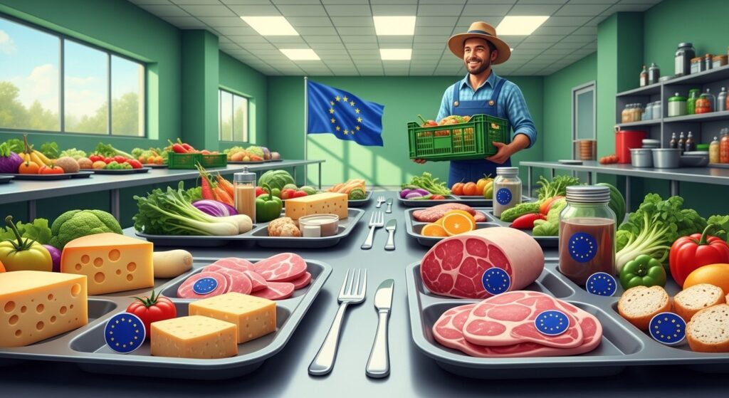 Cantines De L&rsquo;État : Produits Européens Exclusifs Annoncés