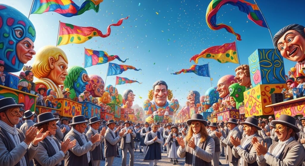 Caricatures Poutine Trump au Carnaval Allemand 2026