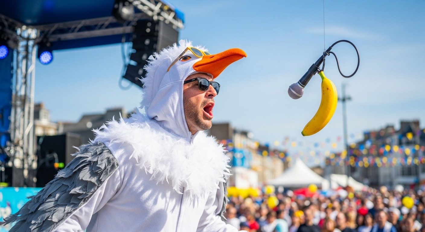 Découvrez comment le youtubeur Carlito, déguisé en Johnny Carlimouette, a participé au célèbre championnat du cri de la mouette lors du carnaval de Dunkerque 2026. Une édition pleine de surprises où une locale remporte le titre !