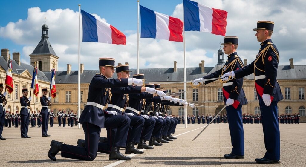 Cérémonie des Sabres à Melun : L’Académie Militaire Ouvre ses Portes
