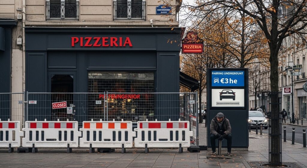 Chartres : Fermeture Pizzeria Cause Parking Trop Cher