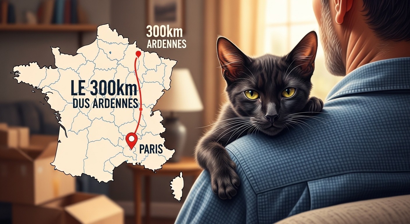 Découvrez l’incroyable histoire de Luna, chatte disparue 12 ans qui a parcouru plus de 300 km pour retrouver Jérôme. Une réunion émouvante qui défie le temps !